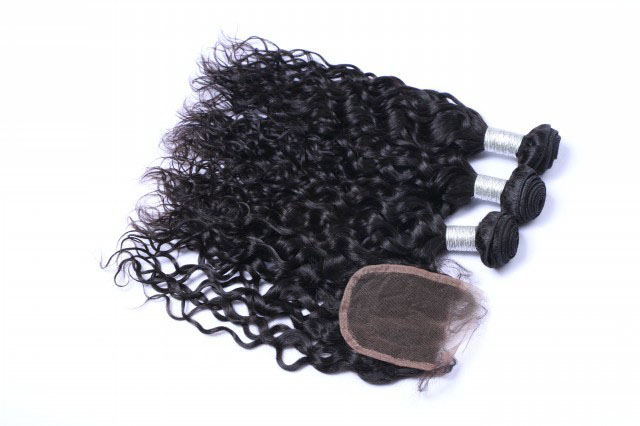 where to buy top grade unprocessed natural wave human hair extensions WJ007